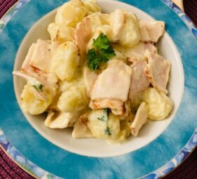 Gnocchi in cremiger Käse Sahne Soße